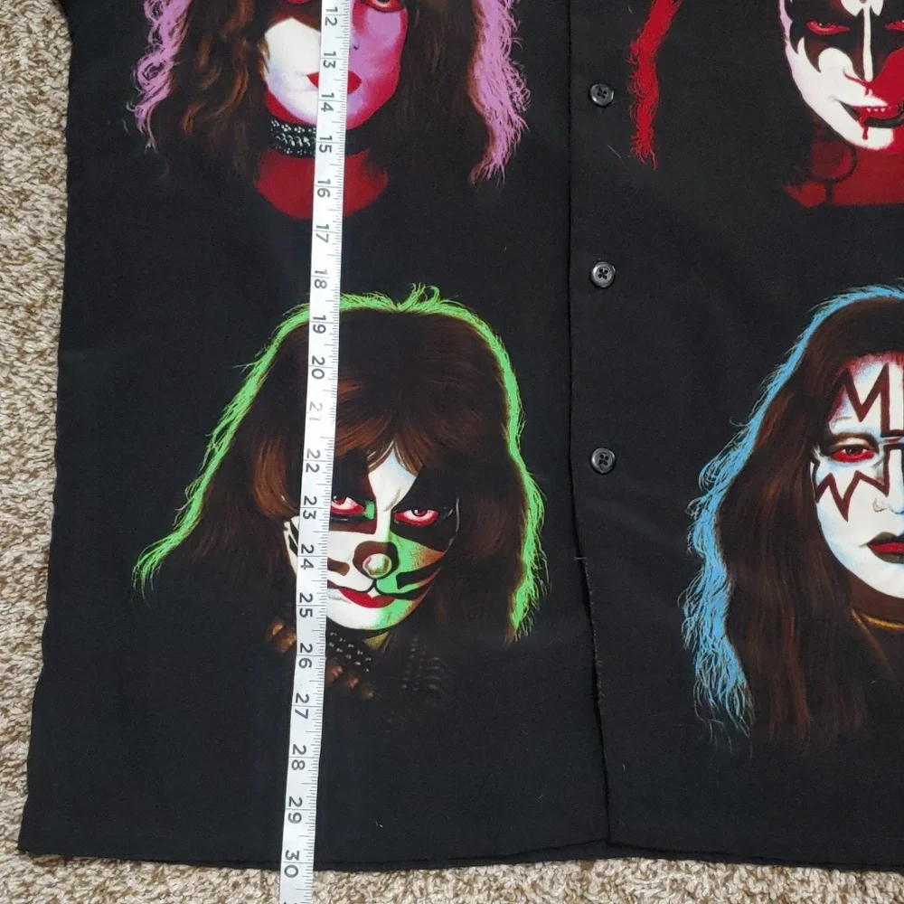 Vintage Y2K KISS Button Down 2001 Shirt Men's Size L - Picture 7 of 7